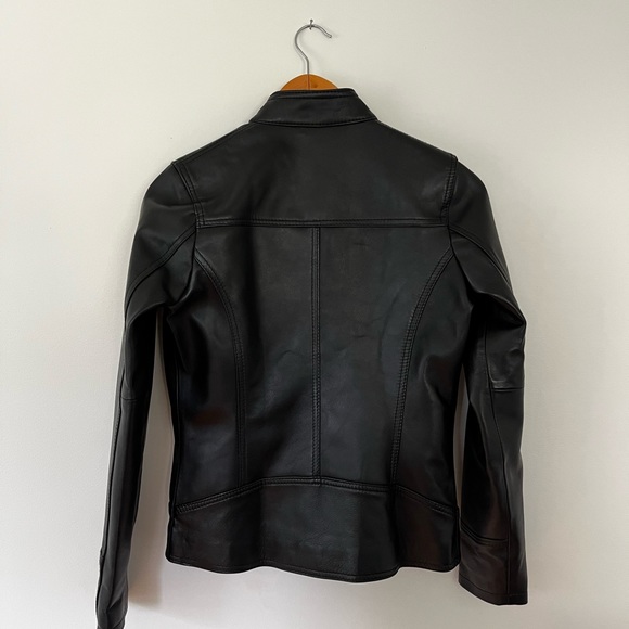 Black 100% Leather Jacket - Picture 5 of 5